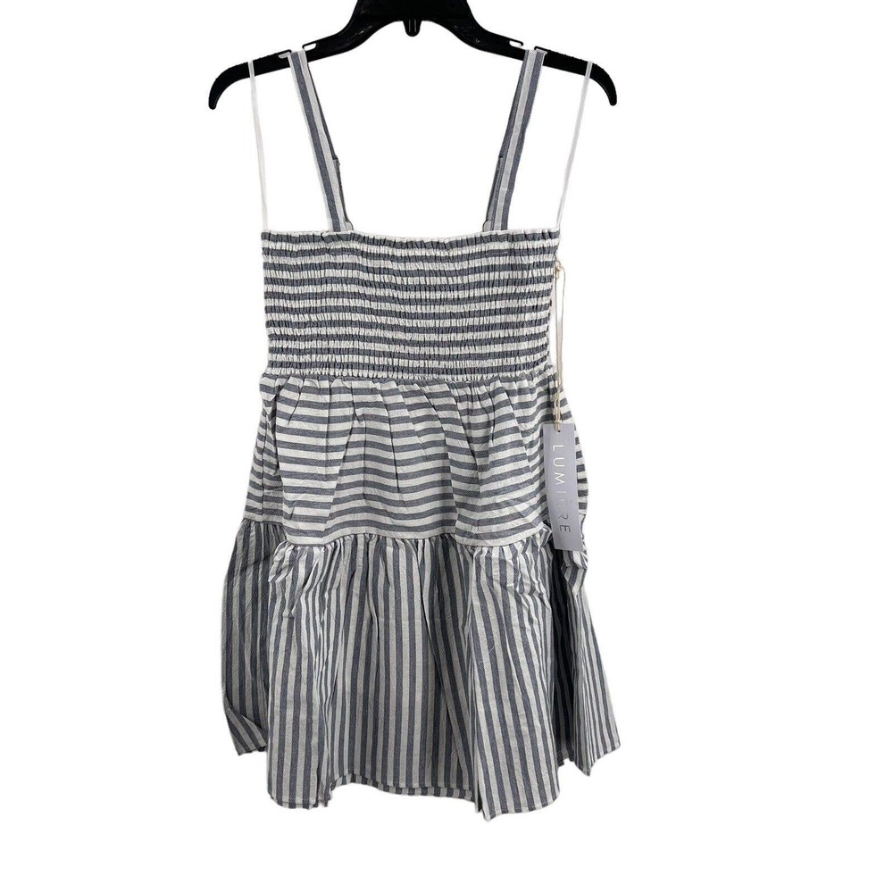 Lumiere Stripe‎ Tiered Sundress Medium New